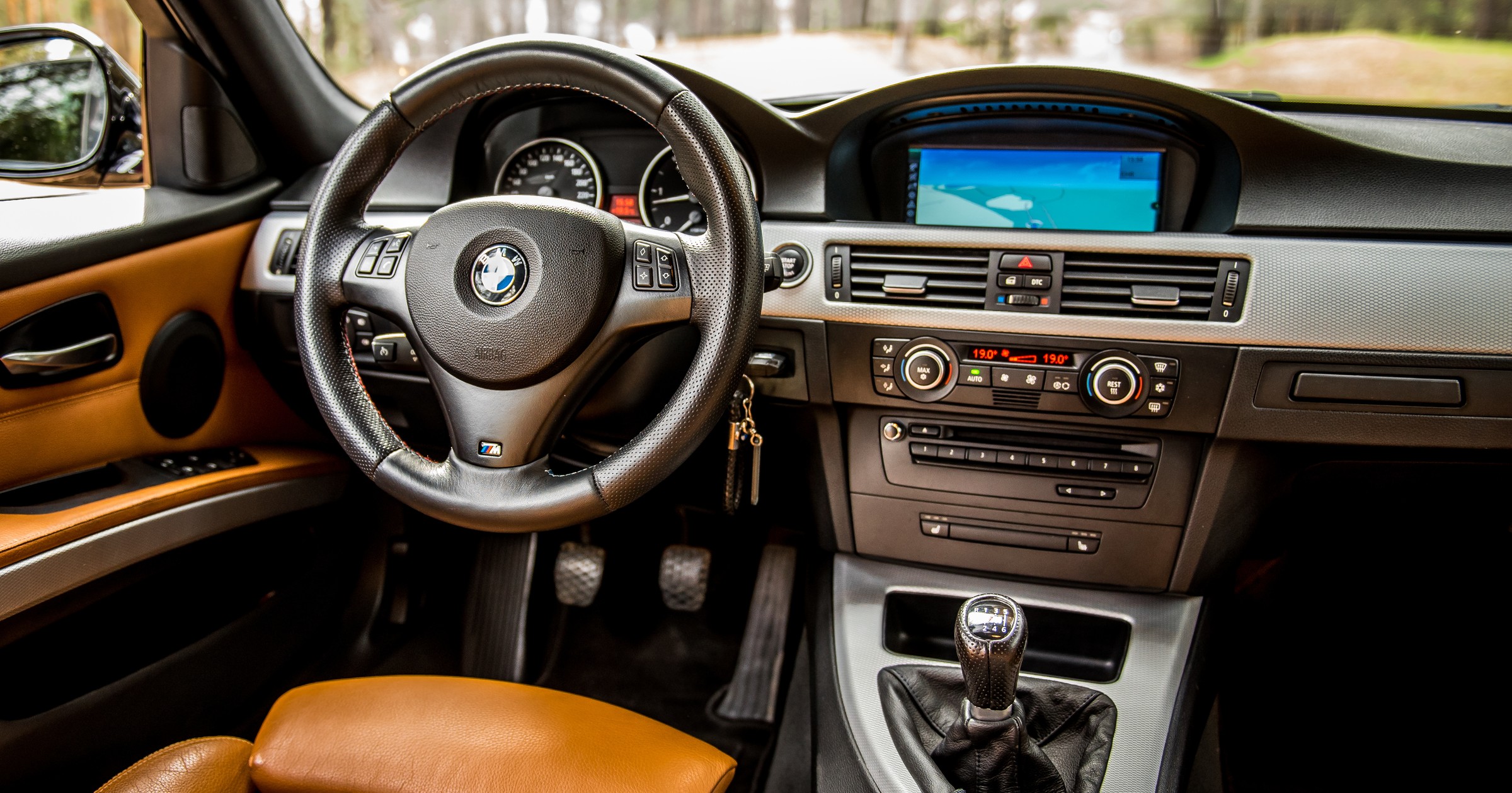 BMW E90 M3 wnętrze