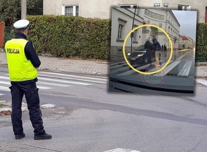 Chwile grozy w Warszawie. Przed przejściem dla pieszych nawet nie hamował