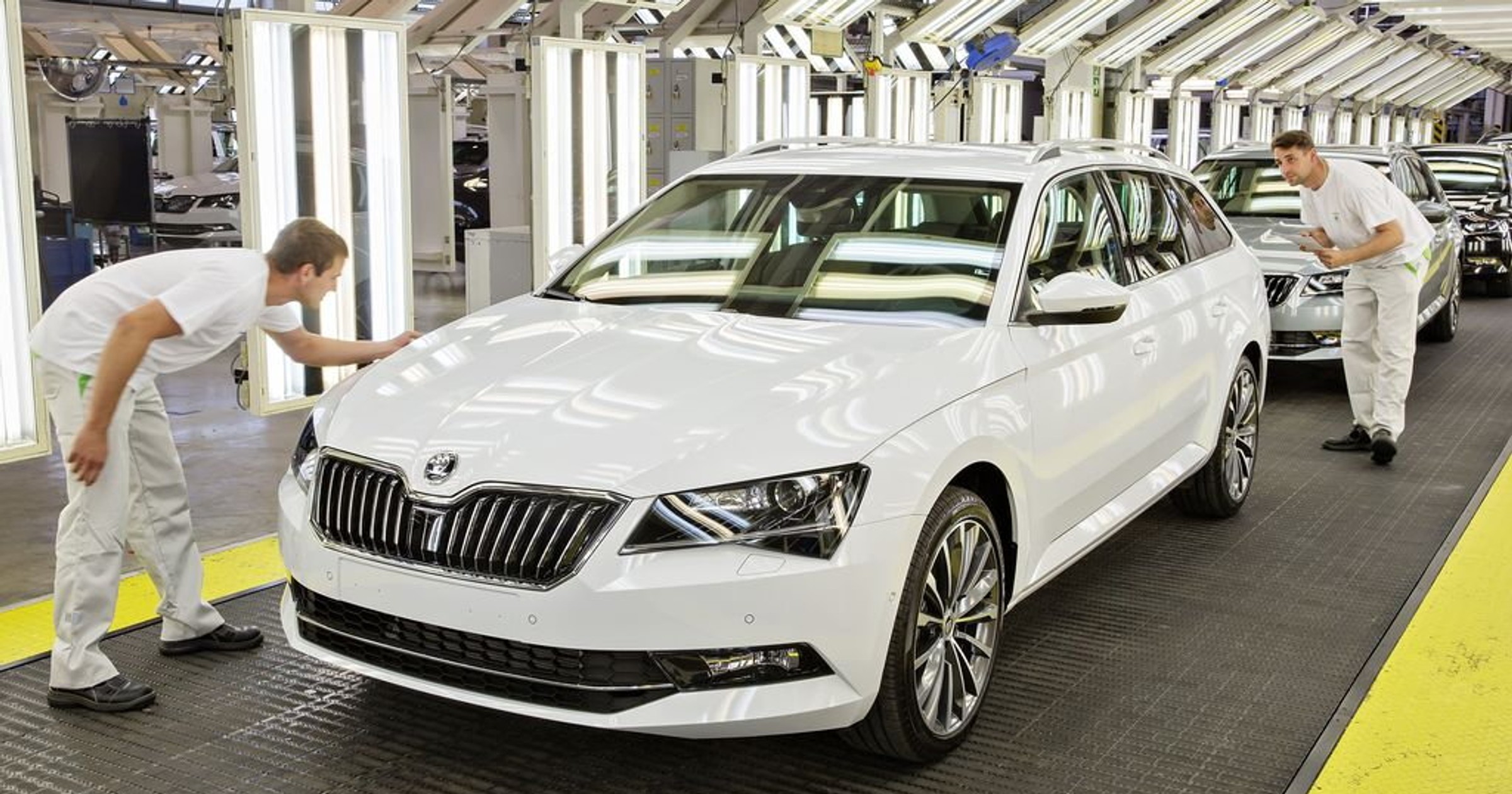 Skoda Superb Combi produkowana jest w Kvasinach