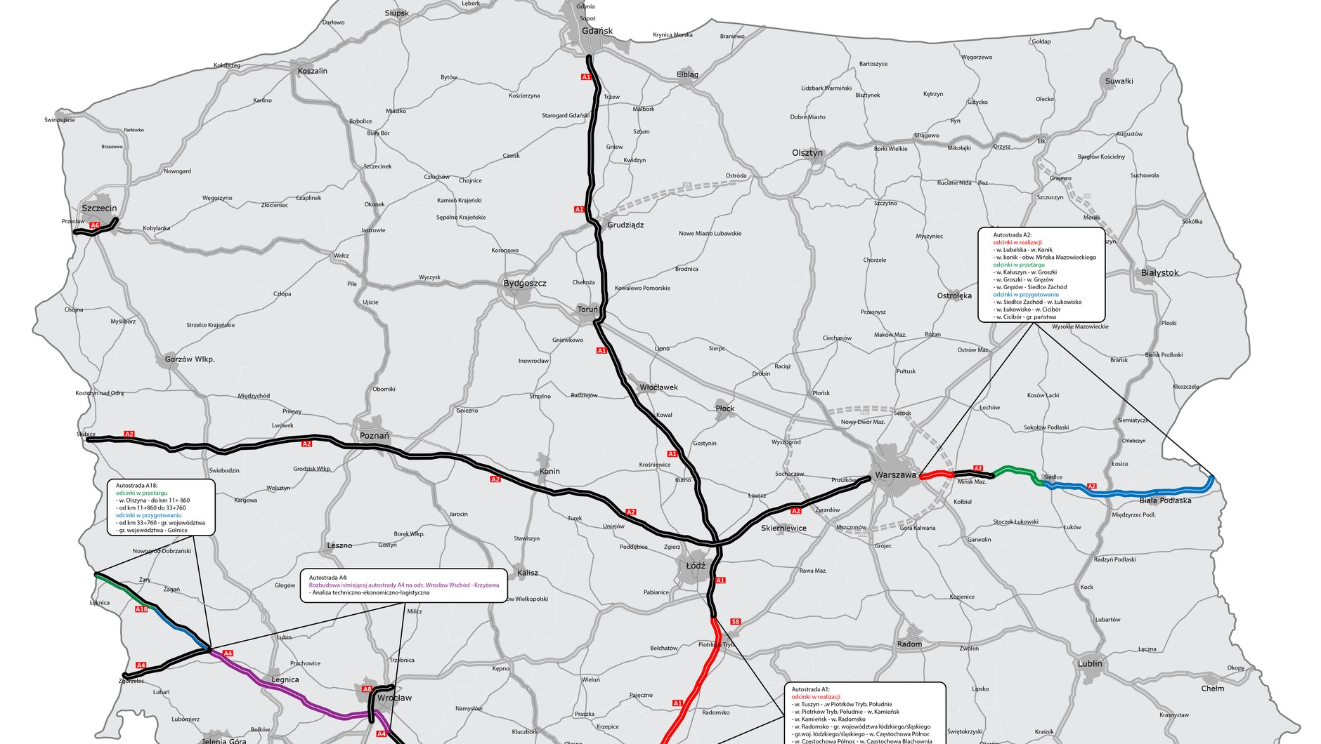Autostrady w Polsce
