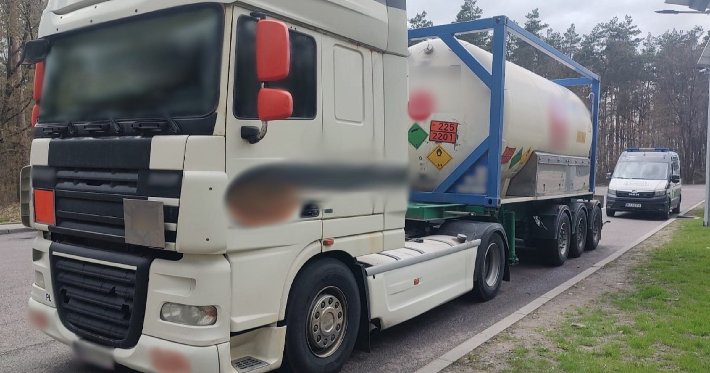 Inspektorzy ITD przejrzeli białoruskiego kierowcę ciężarówki