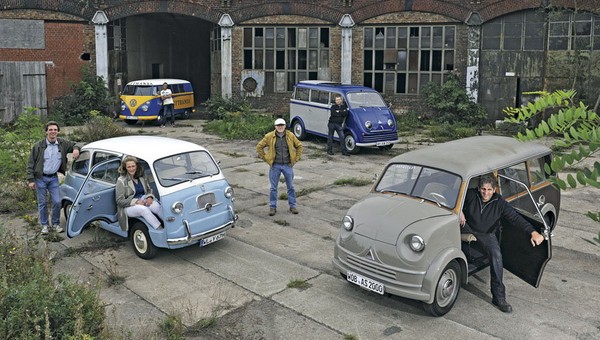 Podróż w czasie i przestrzeni - porównanie vanów z lat 50. XX w.