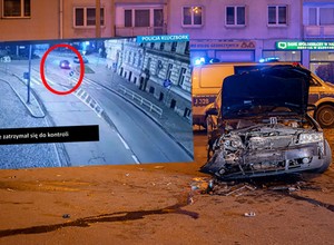 Kierowca Audi uciekał przed radiowozem na sygnale. Policjanci podjęli desperacki krok