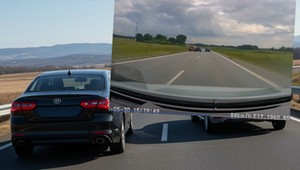 Kierowca Dacii zastosował manewr "na amerykańskiego  policjanta"
