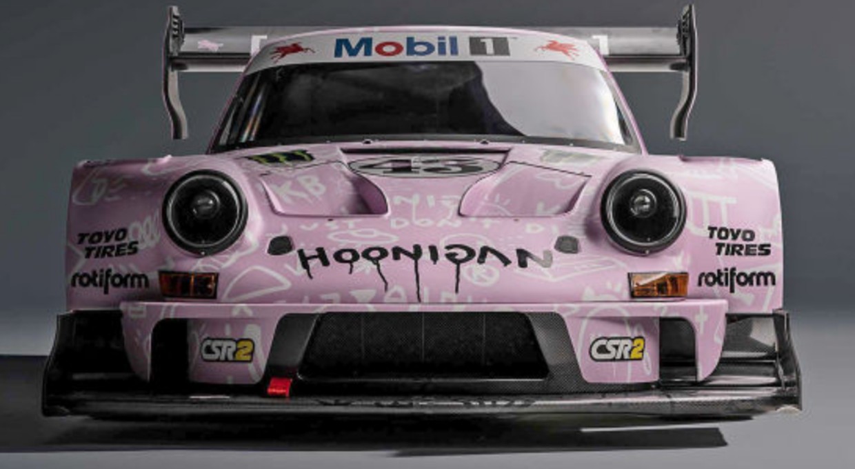 Nowe różowe Porsche Kena Blocka ma 1400 KM. Chce nim wygrać w Pikes Peak