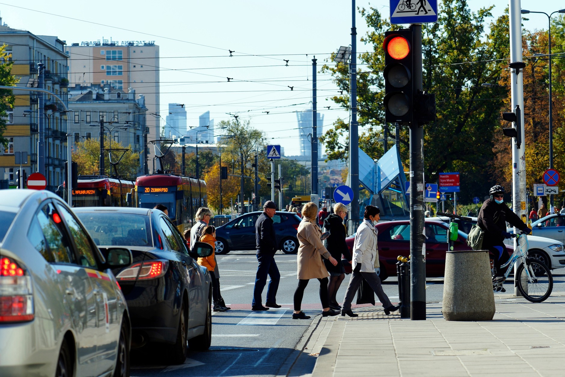 Ruch uliczny w Warszawie