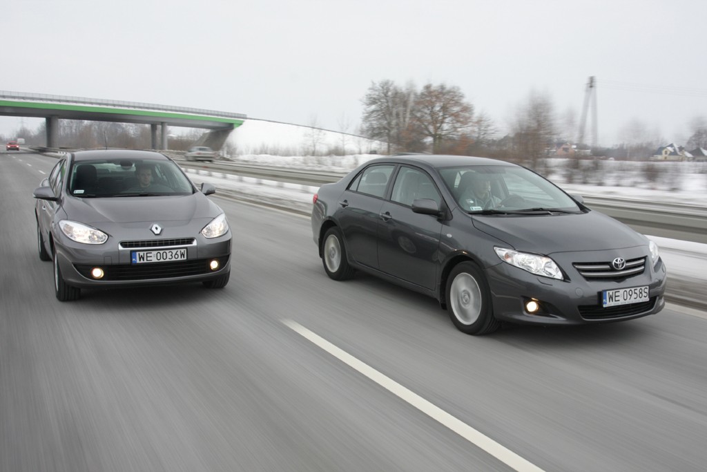 Podobne, a jednak inne - Renault Fluence kontra Toyota Corolla