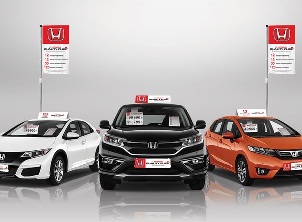 Honda Quality Plus – używane auta od dilera