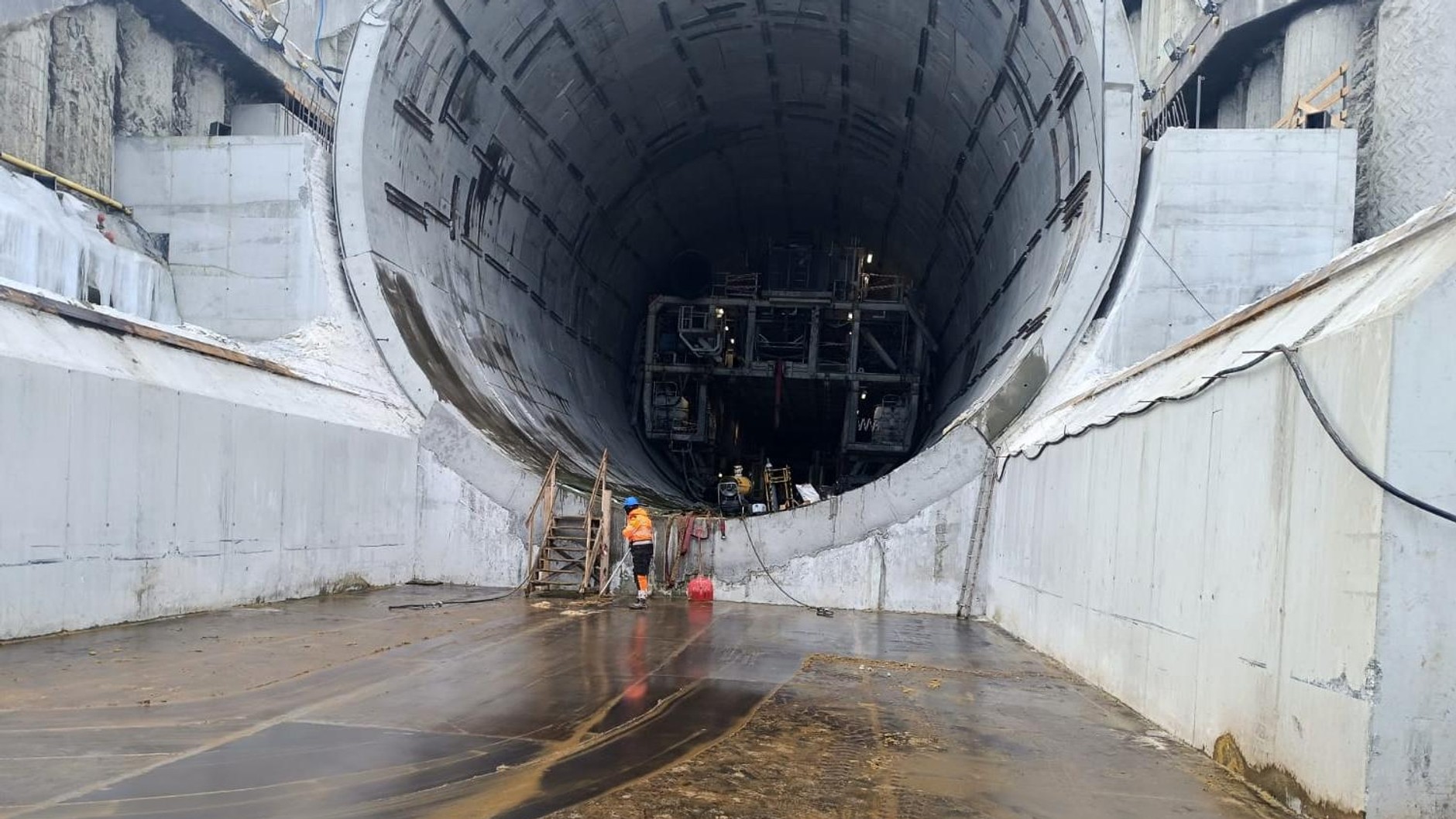 Portal północny tunelu - S19 Rzeszów Południe - Babica