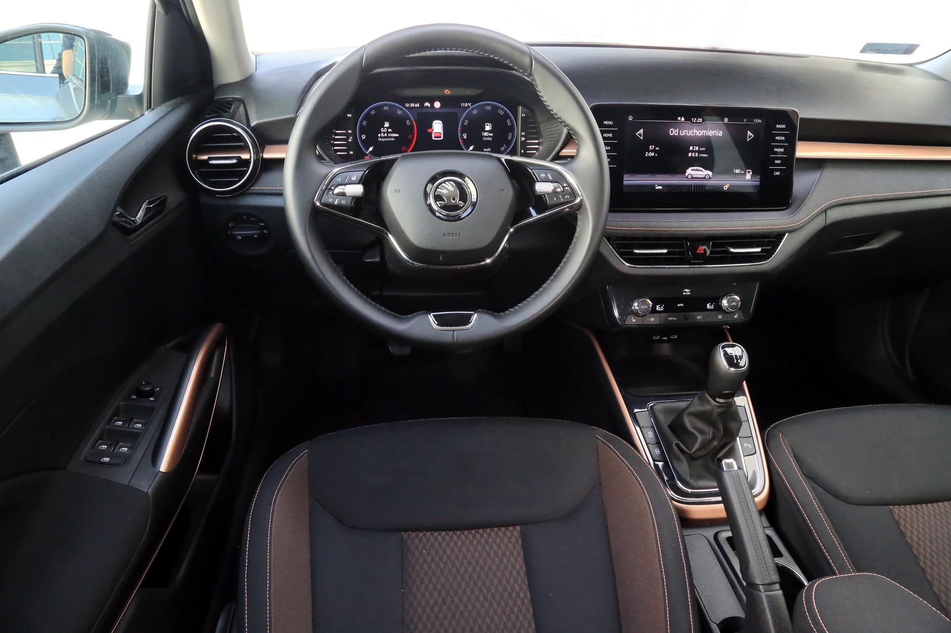 Wnętrze reklamowej wersji Skody Fabii