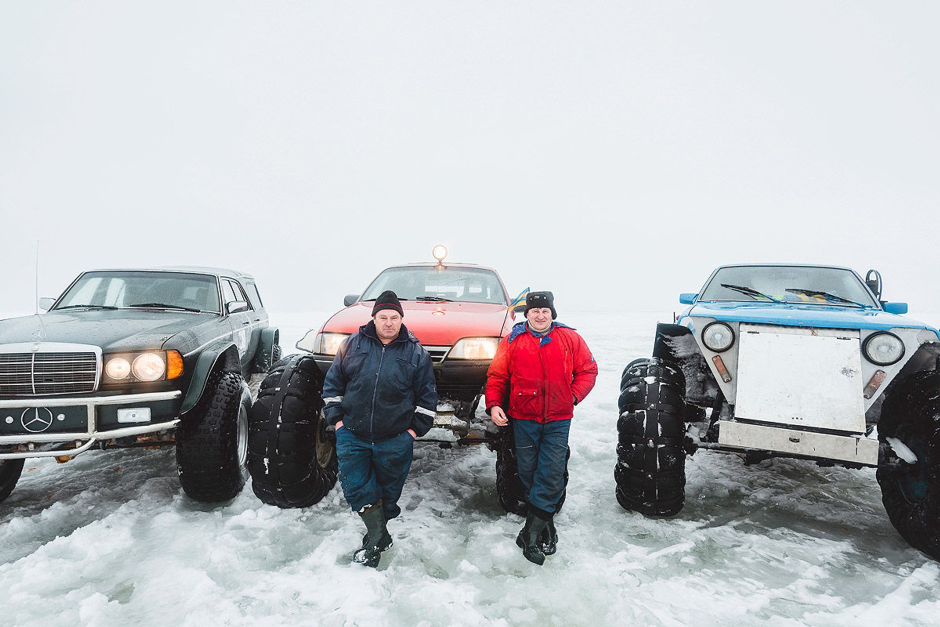 Monster trucki rybaków z Estonii