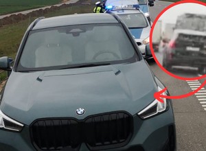 Kierowca BMW zatrzymany na A1. Zdradził go "trop węża"