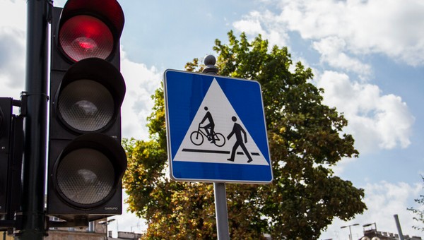 Przejście dla pieszych i dla rowerzystów