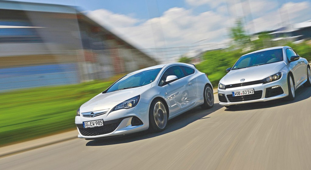 Astra OPC kontra Scirocco R: czy Opel pokona Volkswagena