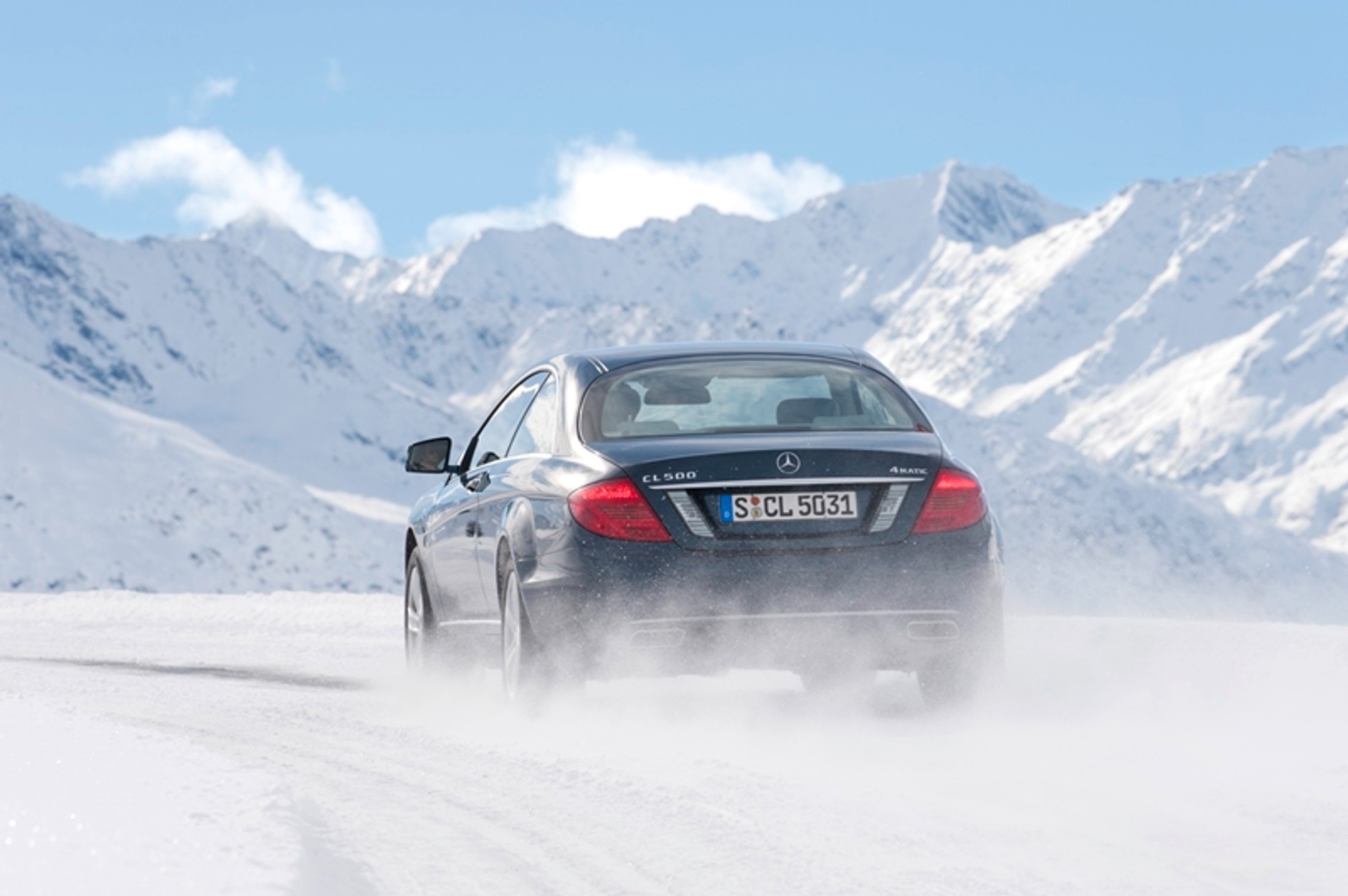 Mercedesy 4x4, duuużo zdjęć, zimą, w ładnej scenerii, ach