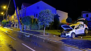 Uciekał przed policją, ale nie spodziewał się blokady. Mamy nagranie
