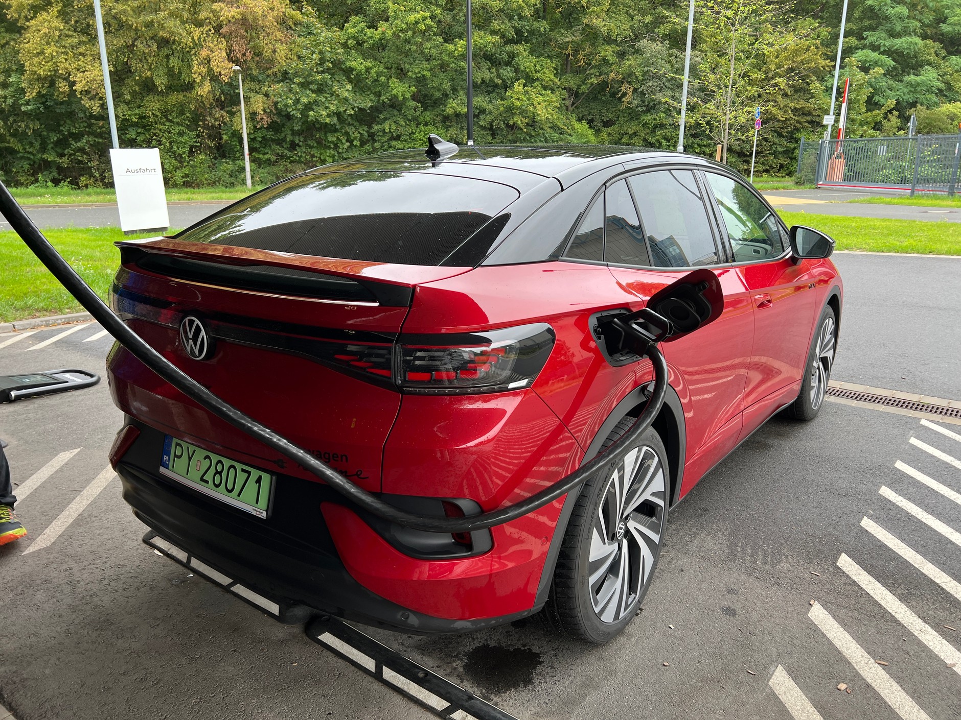 Hub ładowania Audi w Norymberdze w Niemczech