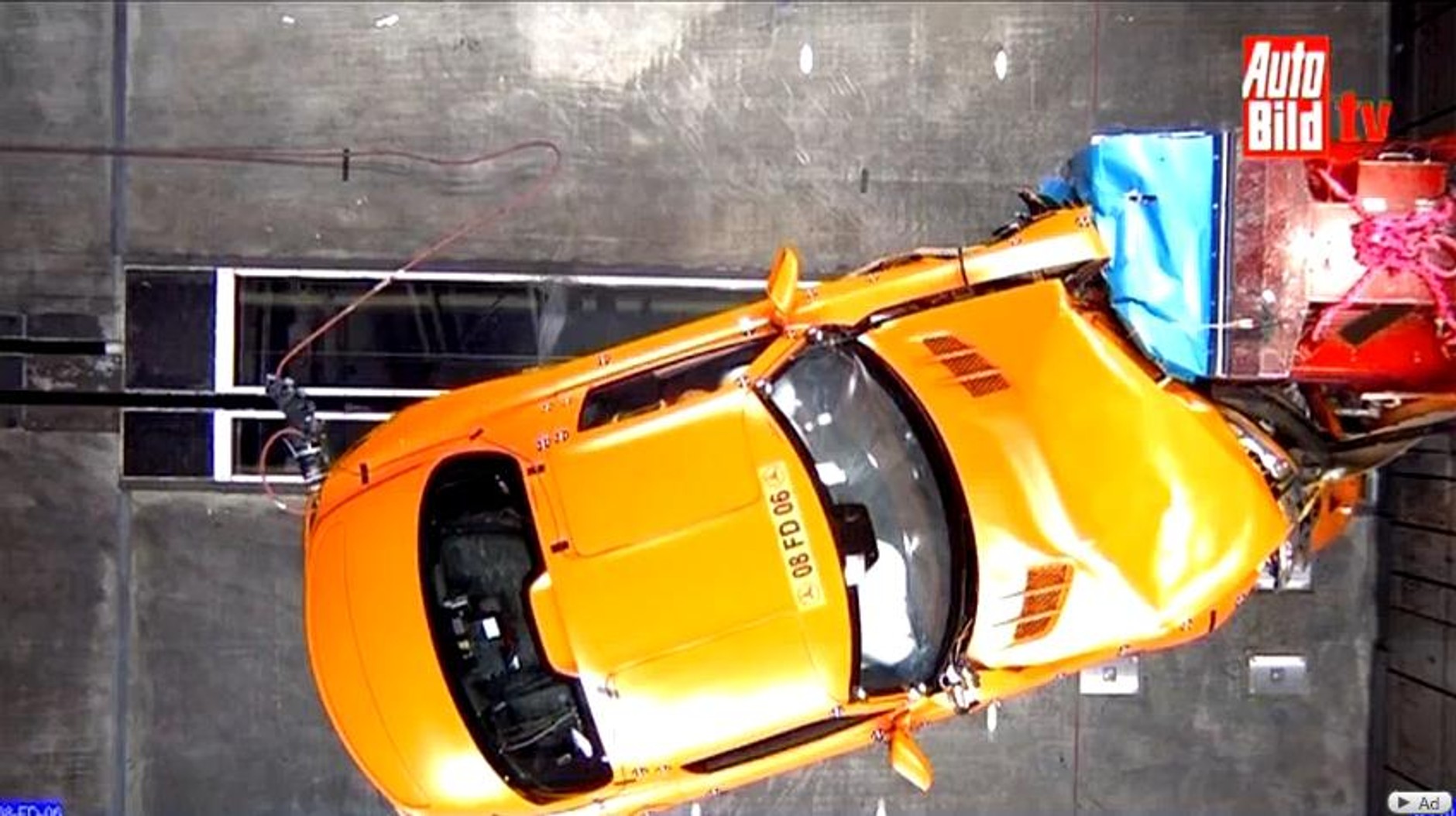 Mercedes SLS AMG rozbity!