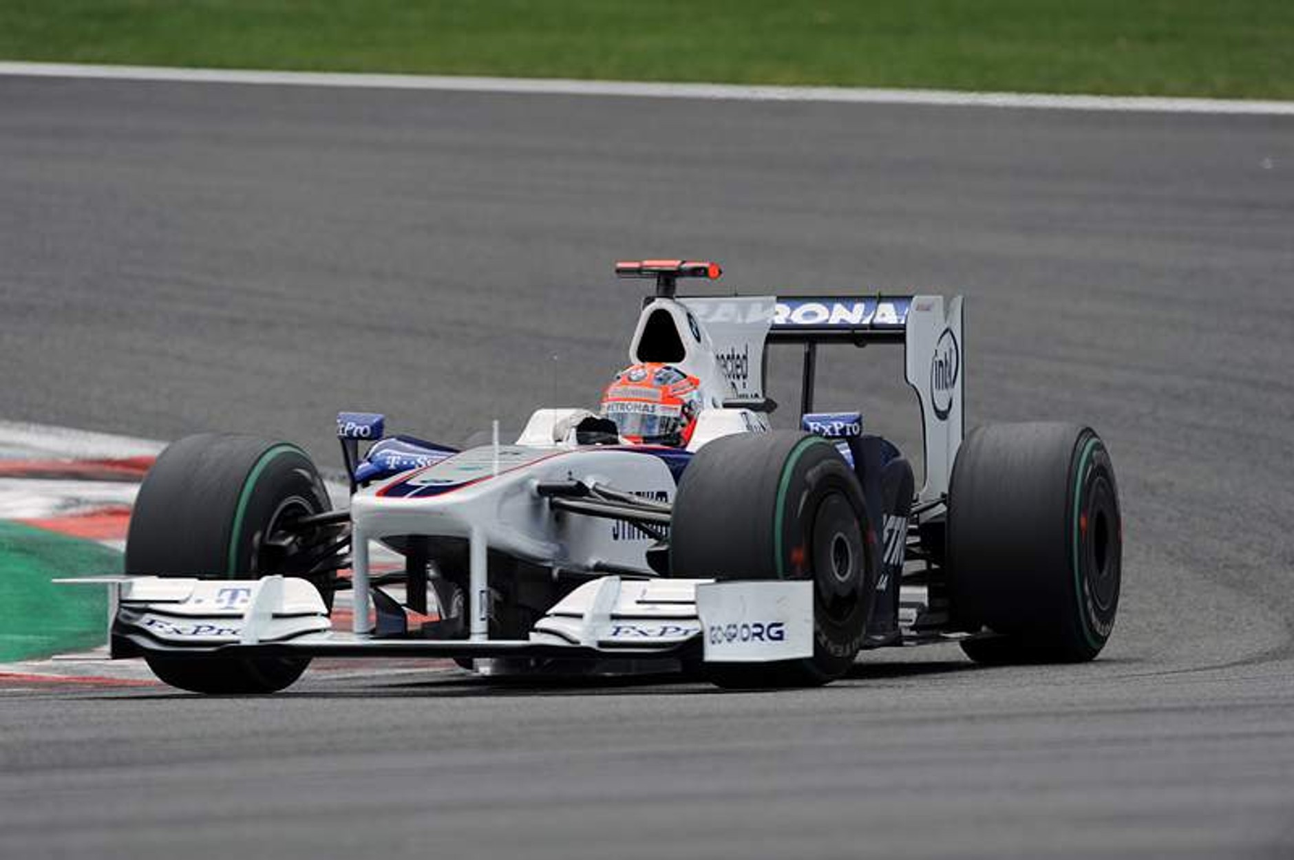 Grand Prix Belgii 2009: dwie gwiazdy wyścigu - Raikkonen i Fisichella (fotogaleria)