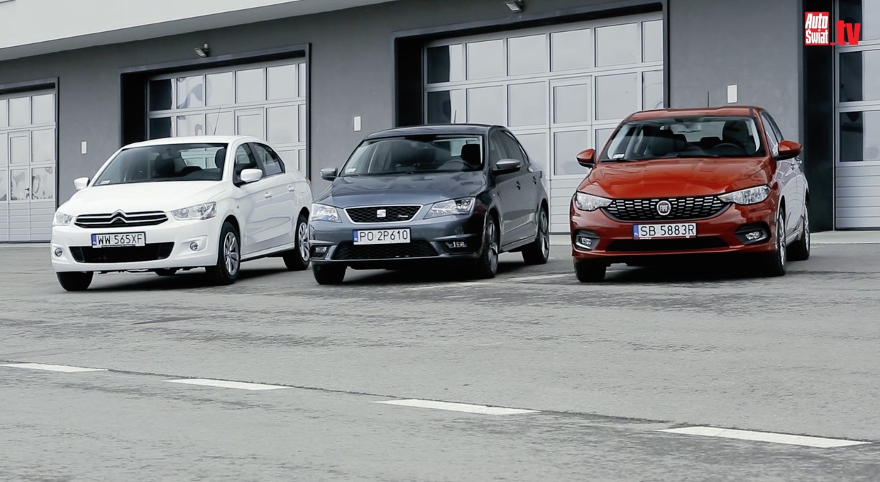 Fiat Tipo kontra Seat Toledo i Citroen C-Elysee - który sedan będzie lepszym wyborem