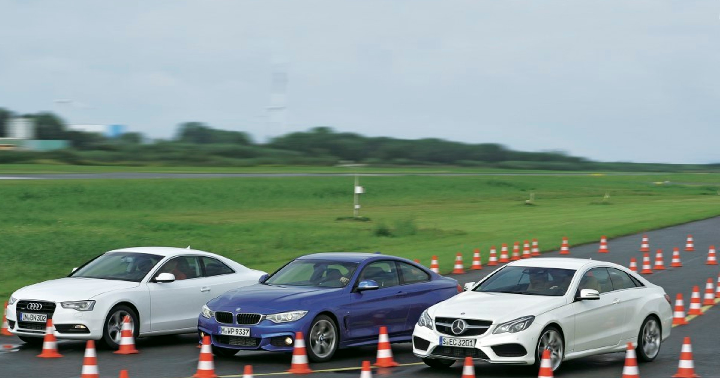 BMW 428i kontra audi A5 i Mercedes E 250 Coupe