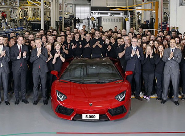 Lamborghini Aventador: 5 lat i 5 tys.