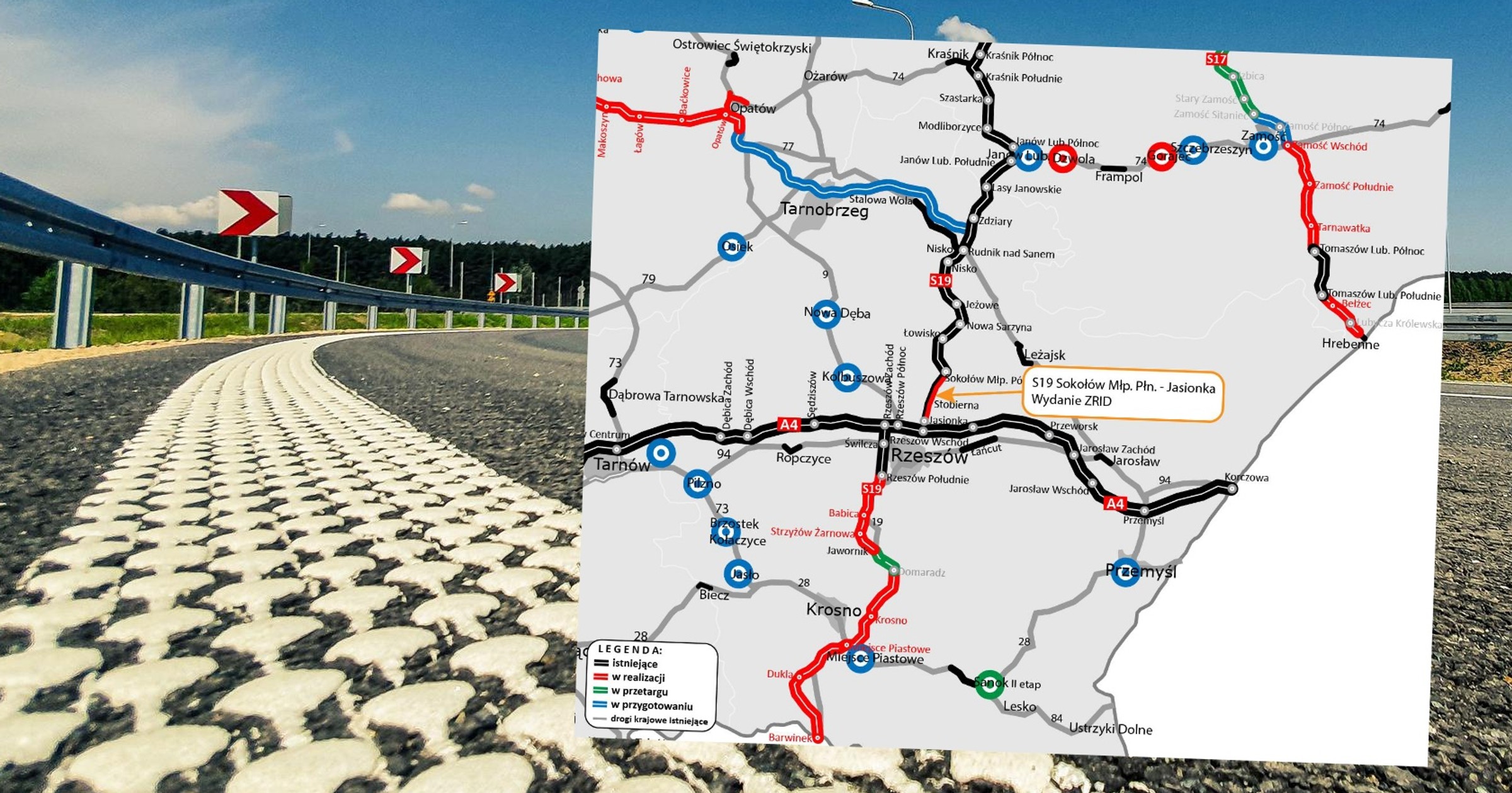 Niemal 14-kilometrowy odcinek drogi ekspresowej S19 zyska drugą jezdnię