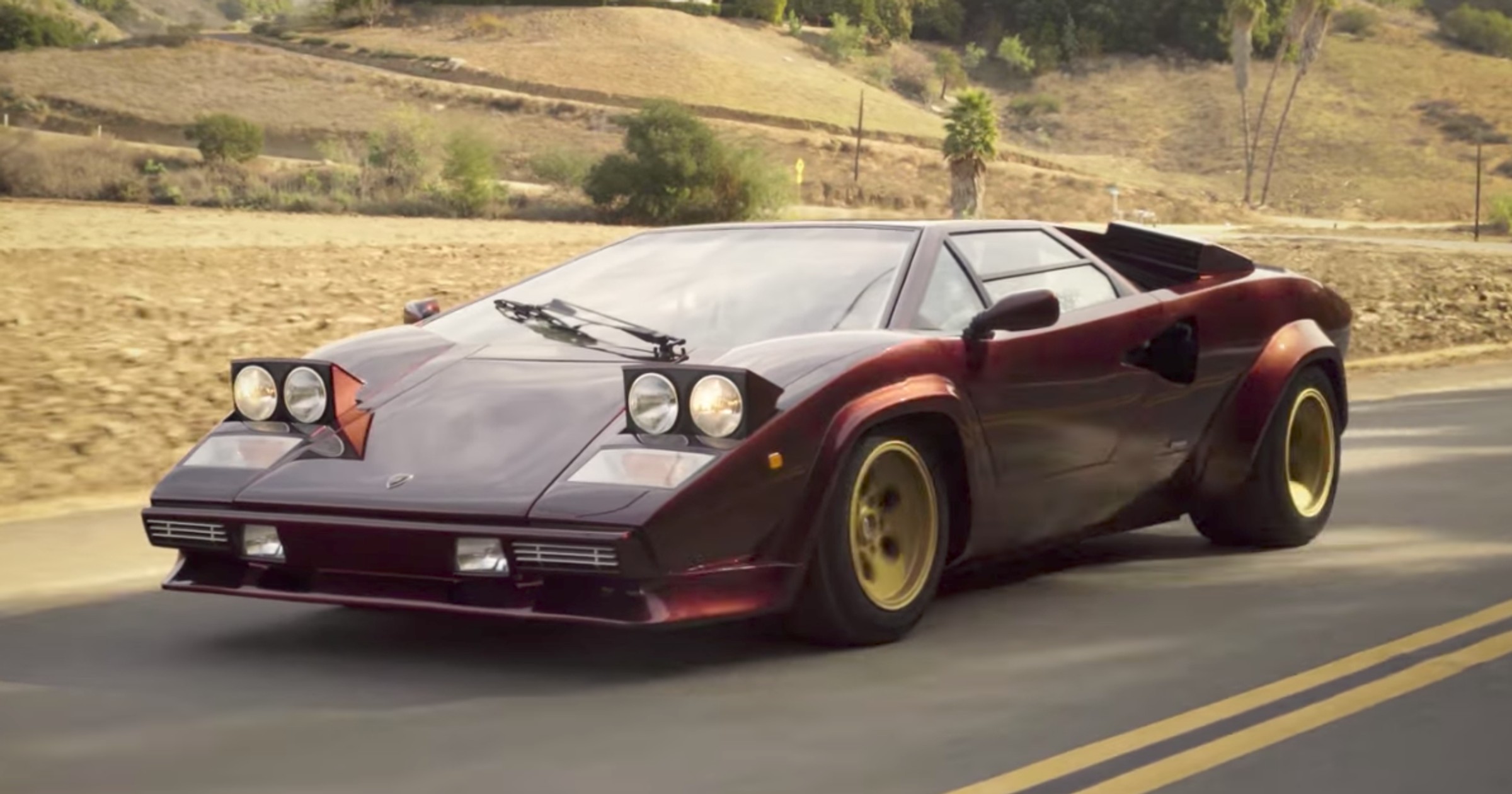 Valentino Balboni za sterami Lamborghini Countach