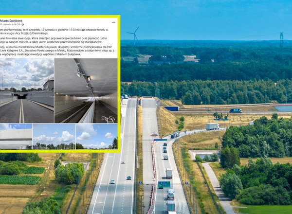 Nowy tunel koło Warszawy otwarty. Kierowcy są bardzo zadowoleni
