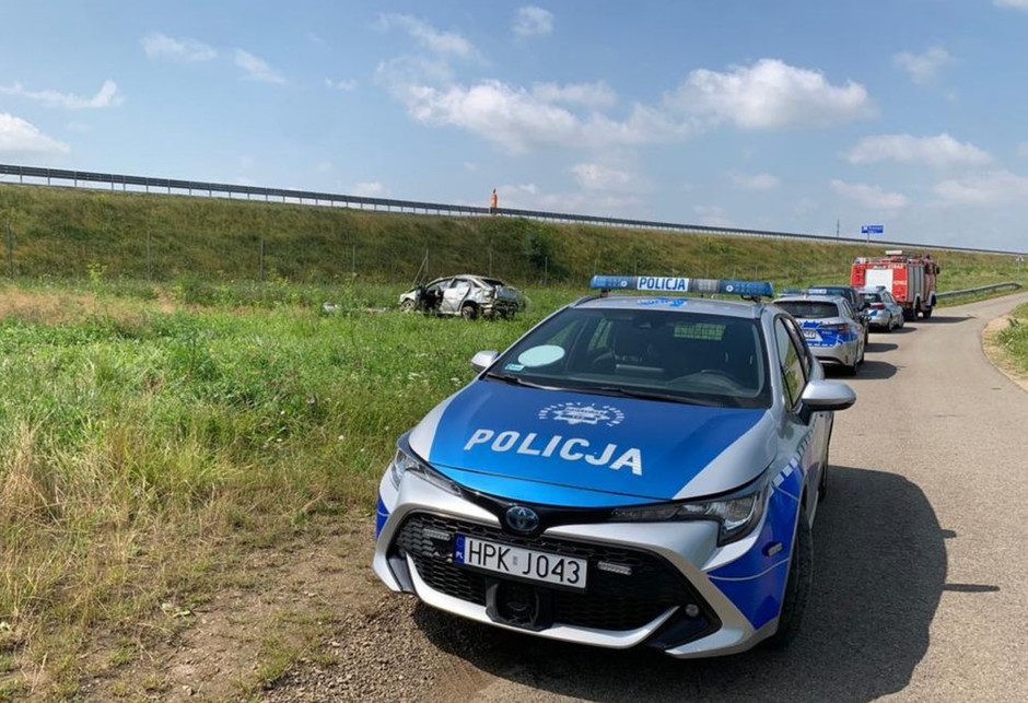 Wypadek przy autostradzie A4