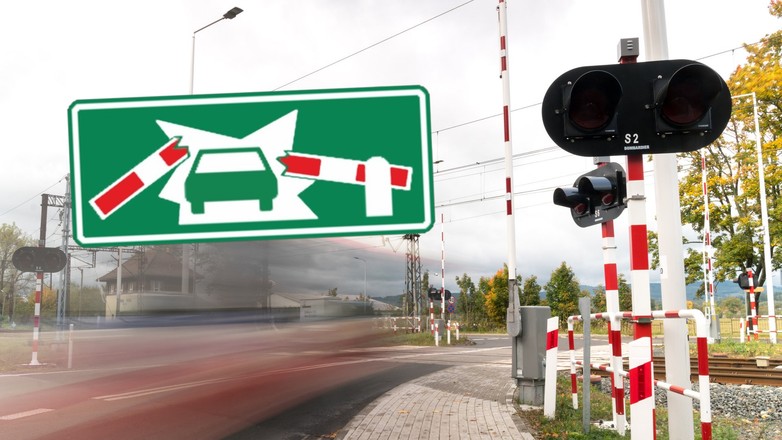 Nowy znak na przejazdach kolejowych