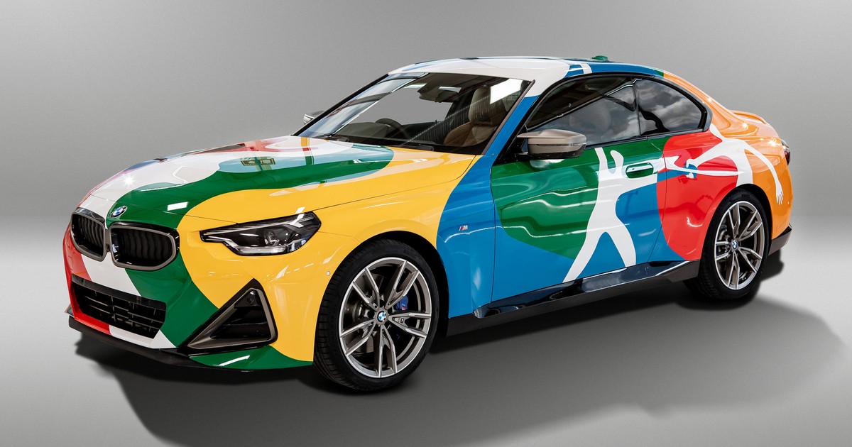 Nietypowo polakierowane BMW serii 2 Coupe powstało w tylko jednym egzemplarzu