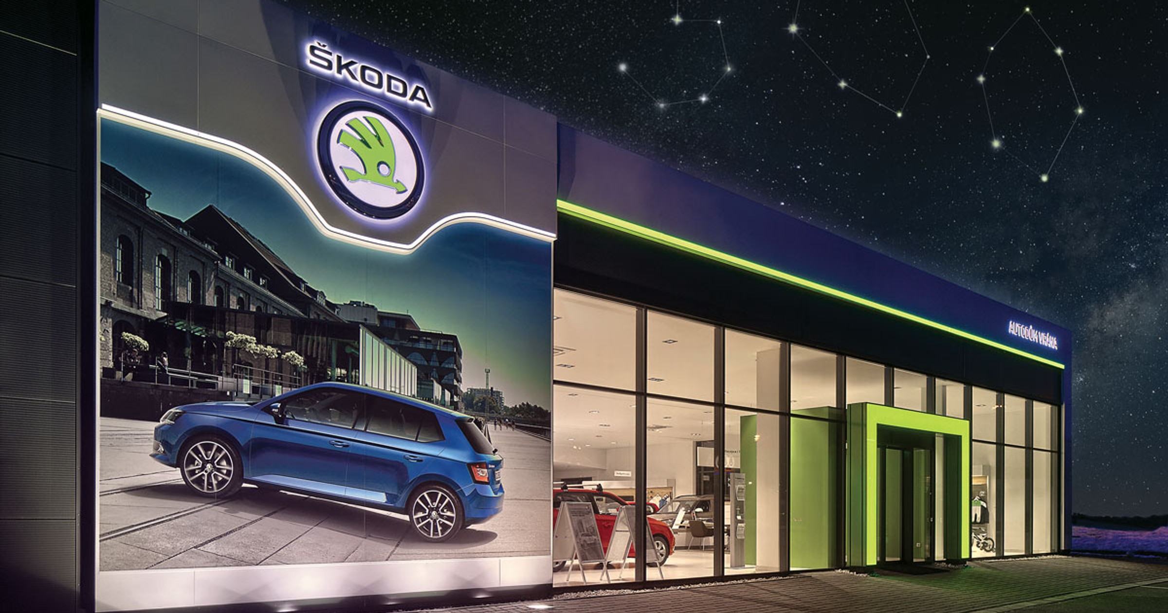 Skoda Auto - nowy design salonów