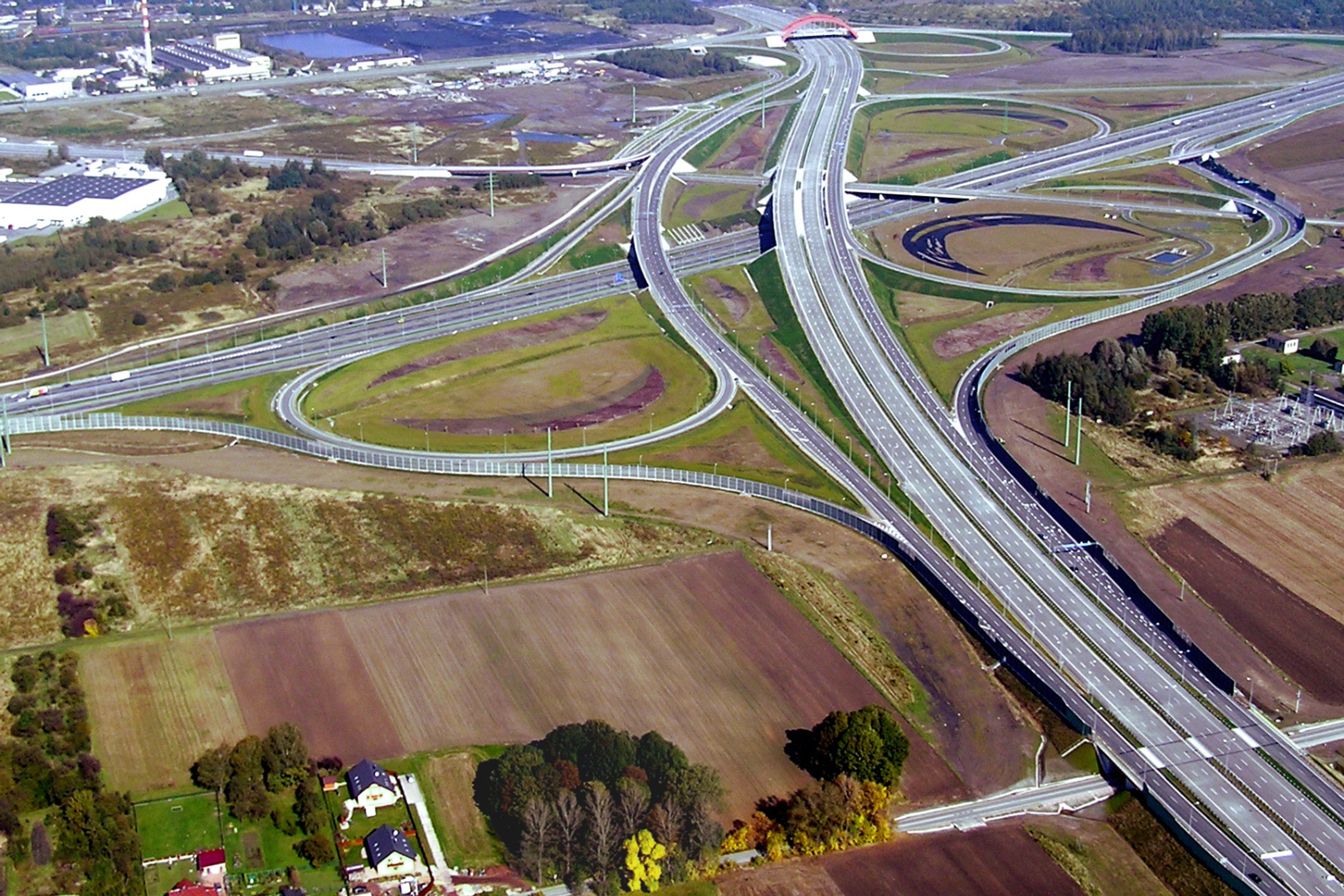 Ten autostradowy superwęzeł to polski gigant na skalę europejską