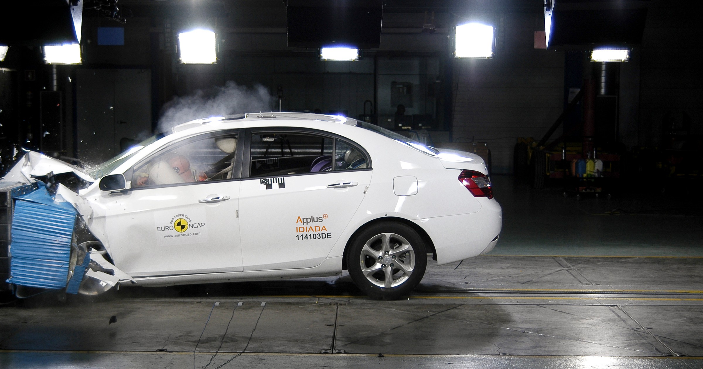 Euro NCAP rozbiło chińskie auto