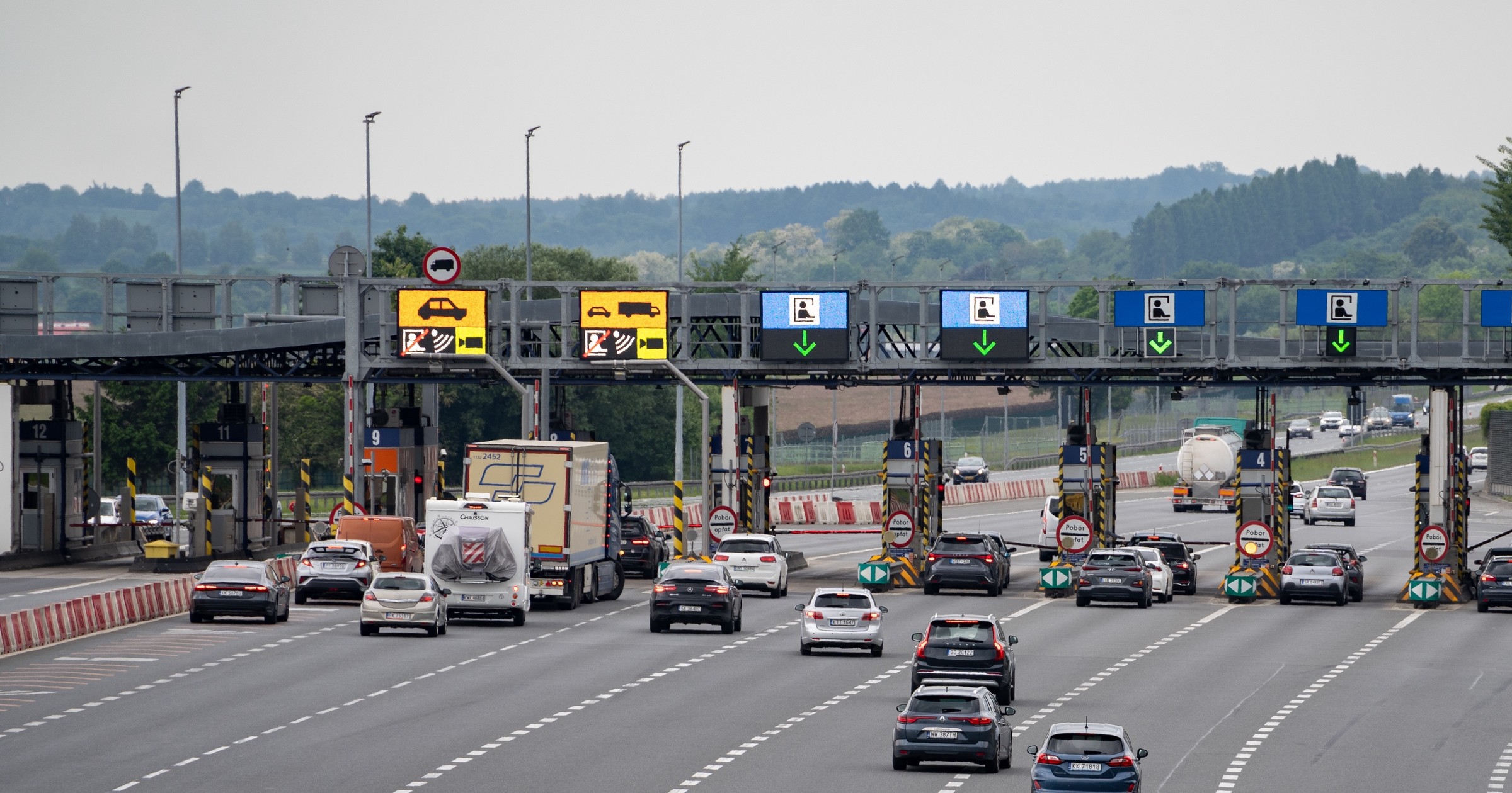 Autostrada A4 - bramki w Balicach