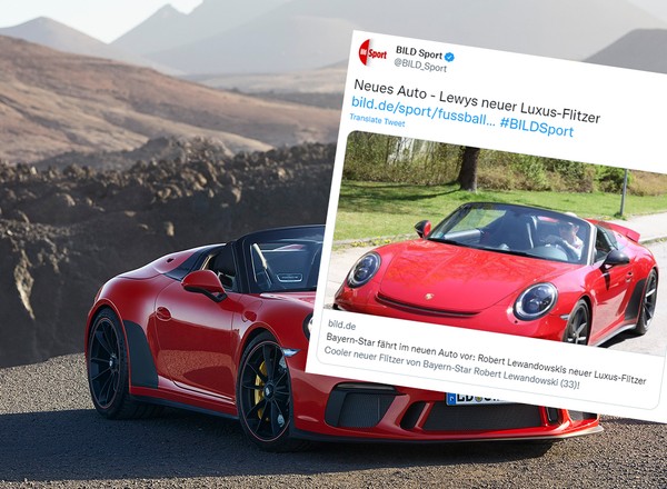 Robert Lewandowski ma nowe Porsche. Przyłapano go w wyjątkowym modelu