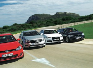 Volkswagen Golf kontra Audi A3, BMW serii 1 i Mercedes klasy A: pojedynek w pierwszej lidze