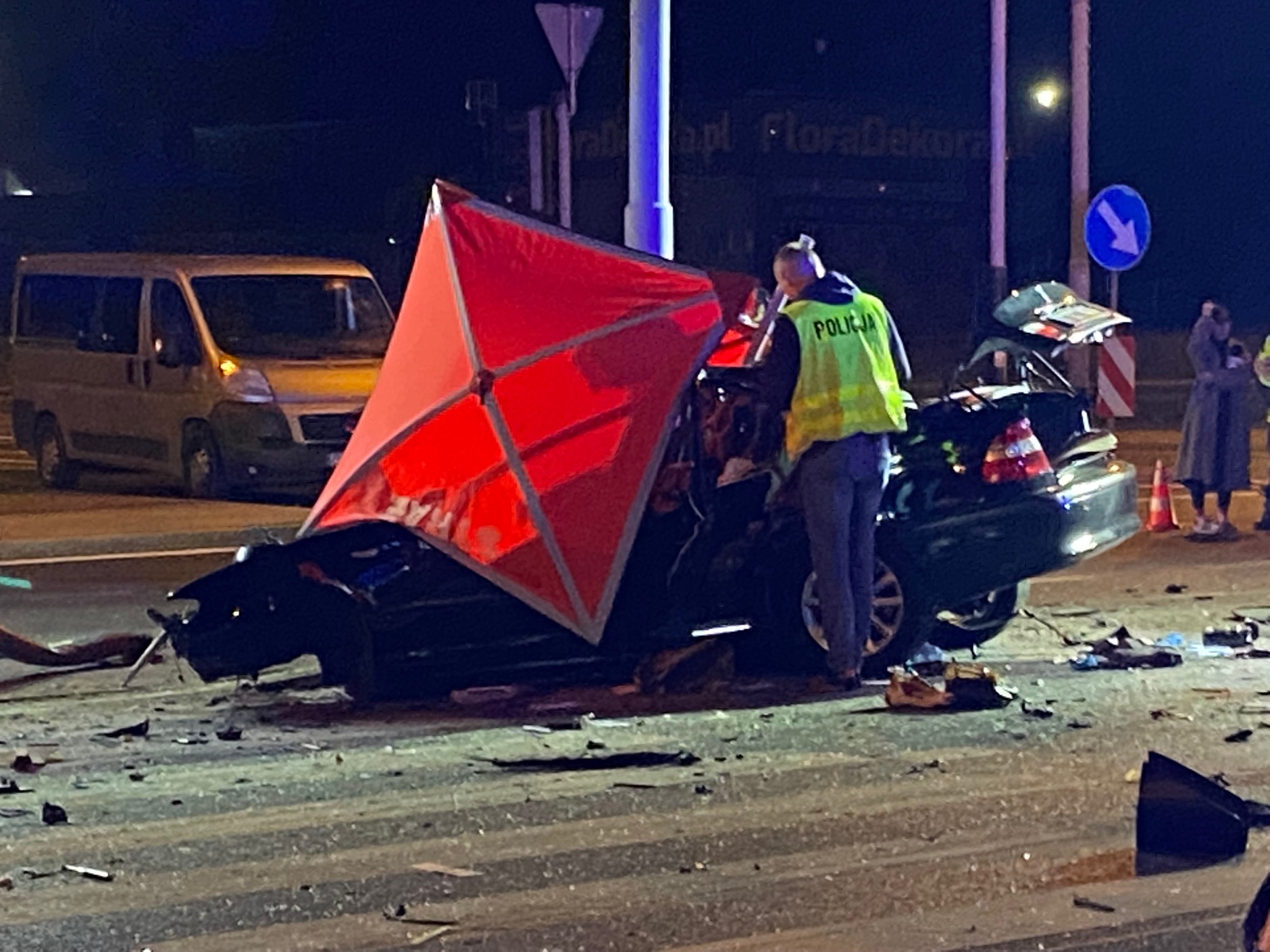 Wypadek śmiertelny Rzgów BMW E46