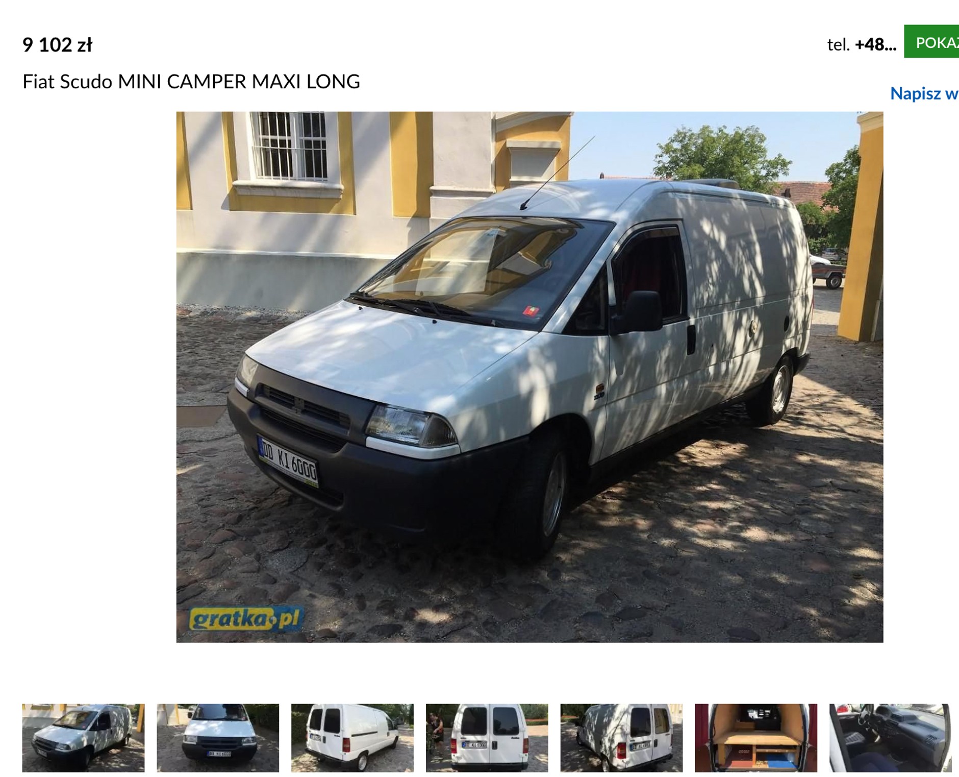 Fiat Scudo – kamper samoróbka