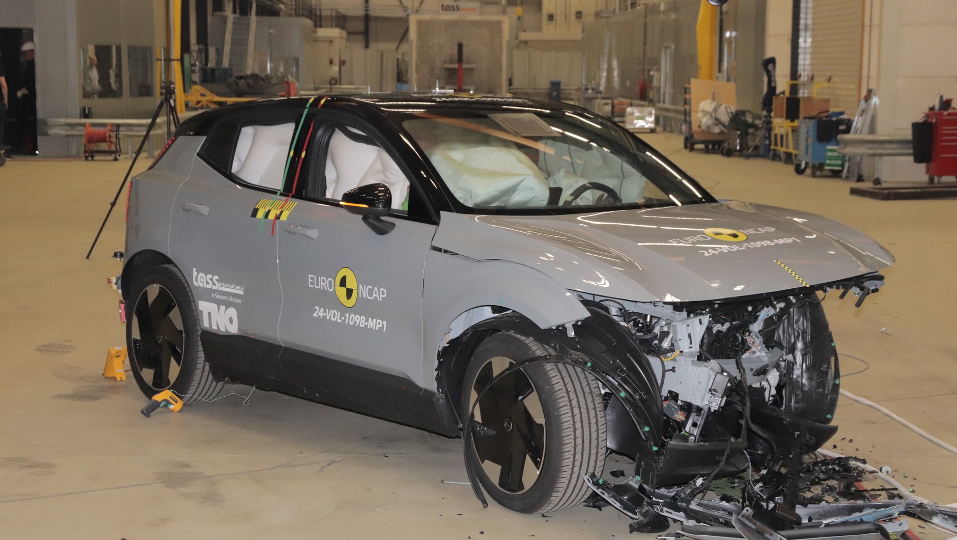 Volvo EX30 po teście zderzeniowym EuroNCAP