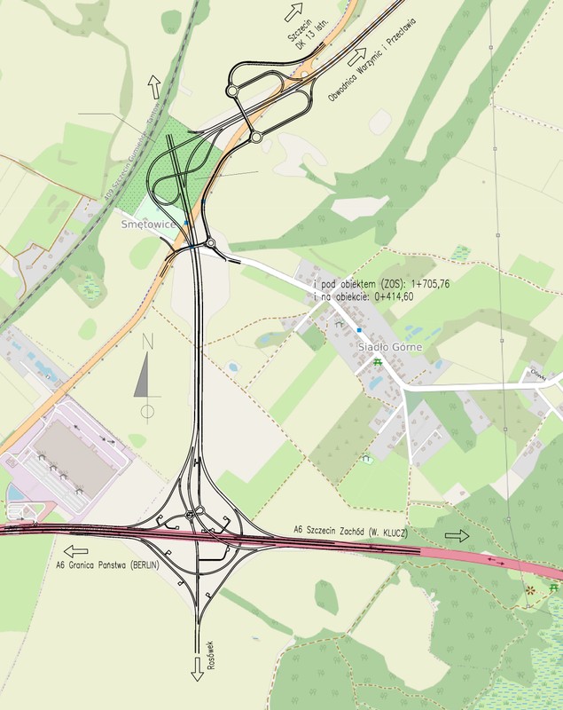 Nowe połączenie autostrady A6 i DK13
