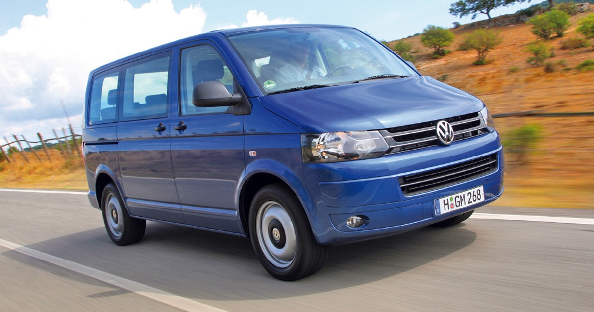 Volkswagen T5 - Transporter równa do szeregu