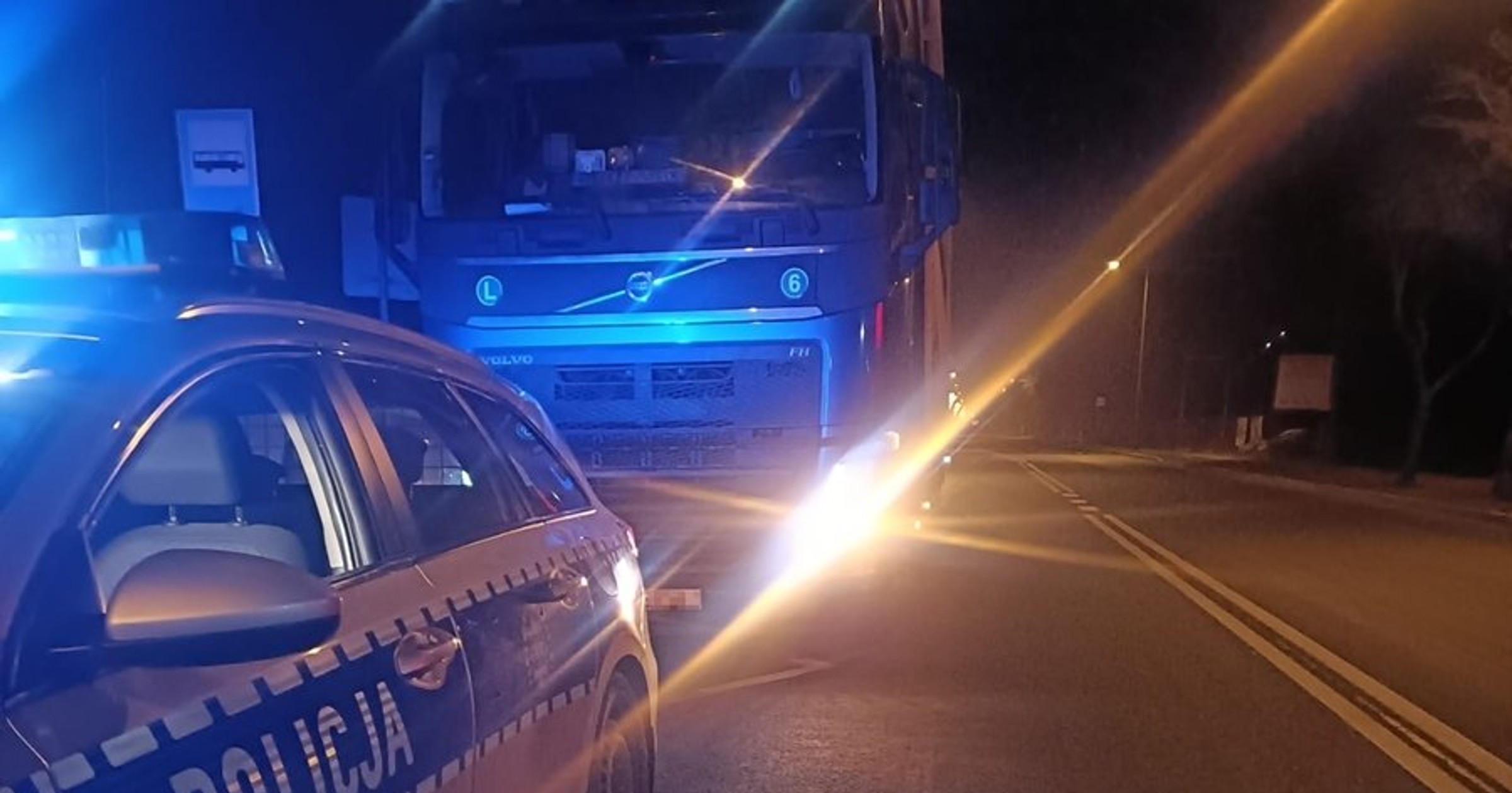 Kierowca ciężarówki ukarany mandatem na 6 tys. zł. Dostał też 30 punktów karnych
