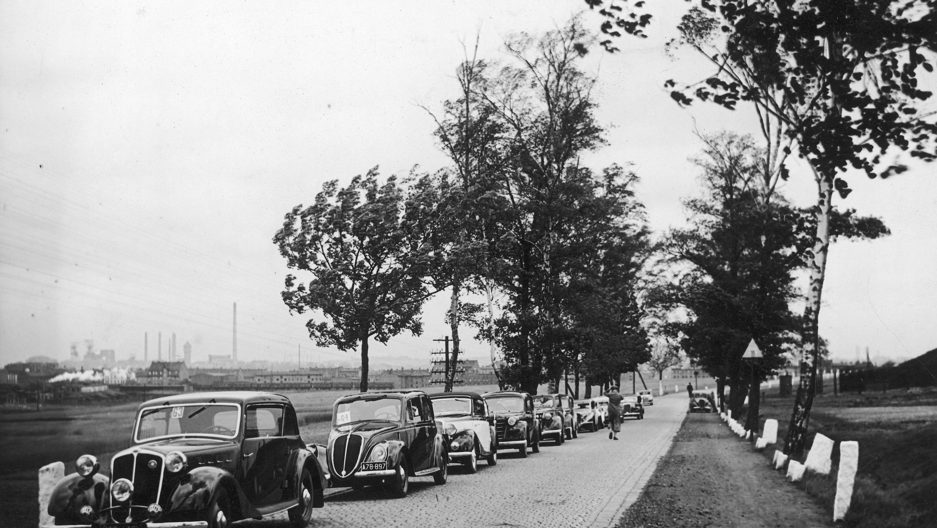 Konkurs samochodowy zorganizowany przez Automobilklub Śląski w Katowicach