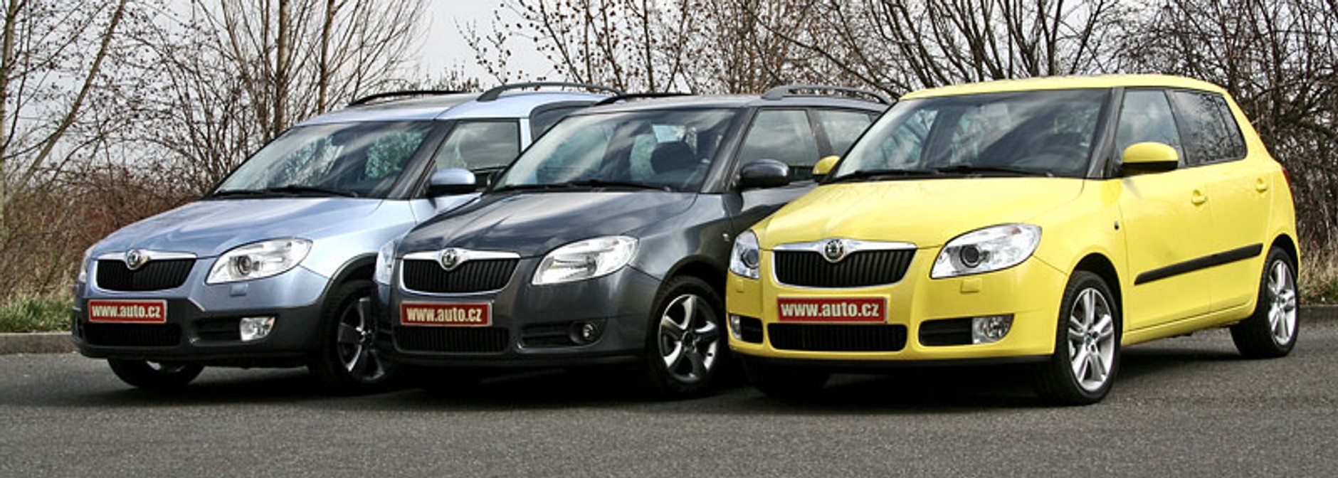 Škoda Fabia vs. Fabia Combi vs. Roomster – braterski pojedynek
