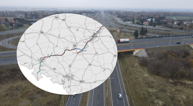 Najdłuższa droga ekspresowa w Polsce. GDDKiA pokazała mapę. A co z nowymi datami?