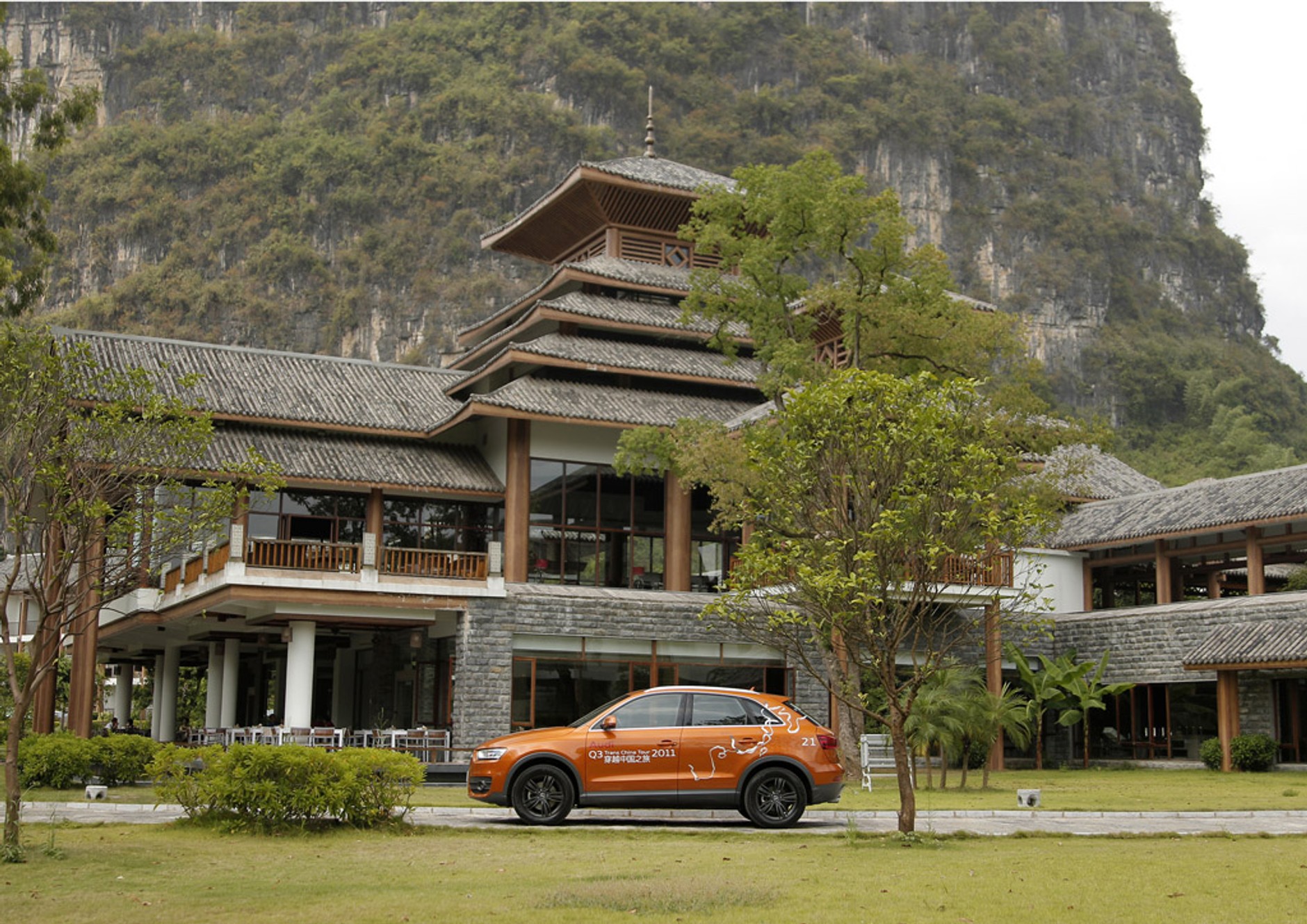 Audi Q3 na chińskich drogach