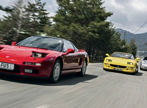 Auta marzeń z lat 90. - Honda NSX kontra Ferrari F355 GTS i Porsche 911 Targa