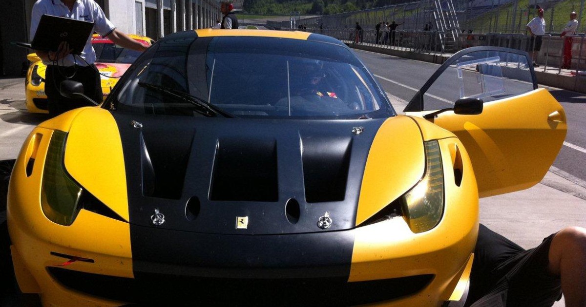Broniszewski testował nowe Ferrari